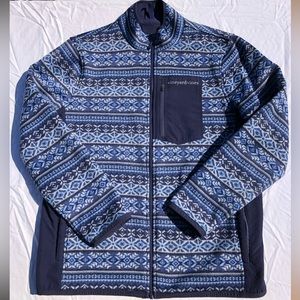 Vineyard Vines Men’s Medium Fair Isle Zippered Sweater